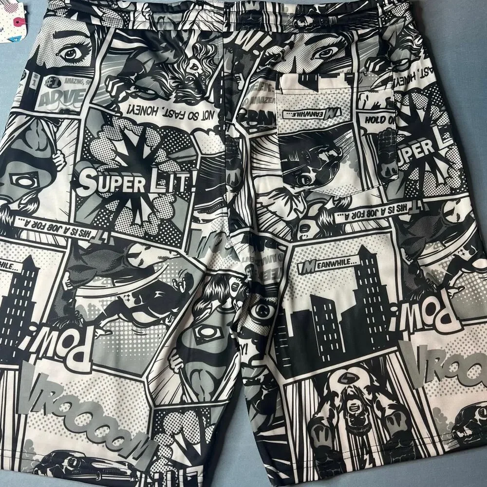 Drill Board Shorts / swimming trunks / casual shorts / hang out shorts size XL